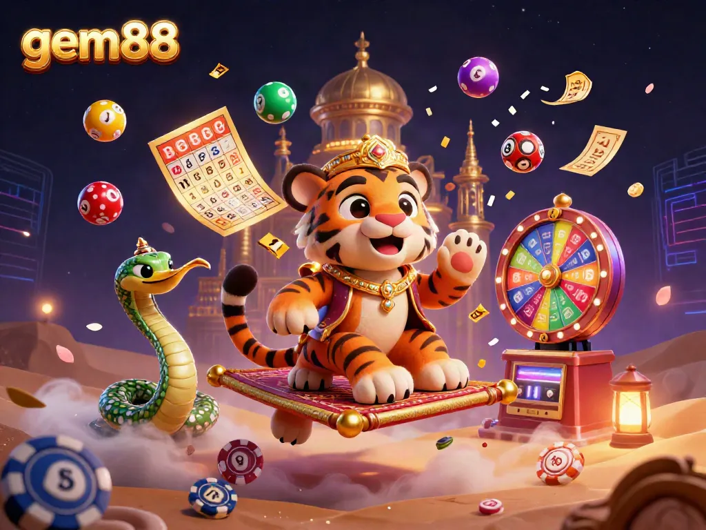 Experience thrilling wins with gem88 in this vibrant 3D casino world full of dynamic games and excitement.