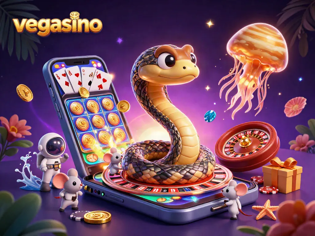 Experience the thrill of vegasino with cosmic characters and exciting gaming elements!