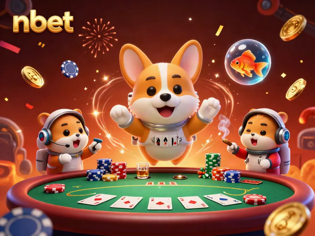Experience gaming excitement with nbet's online casino features, including thrilling poker and festive atmosphere.