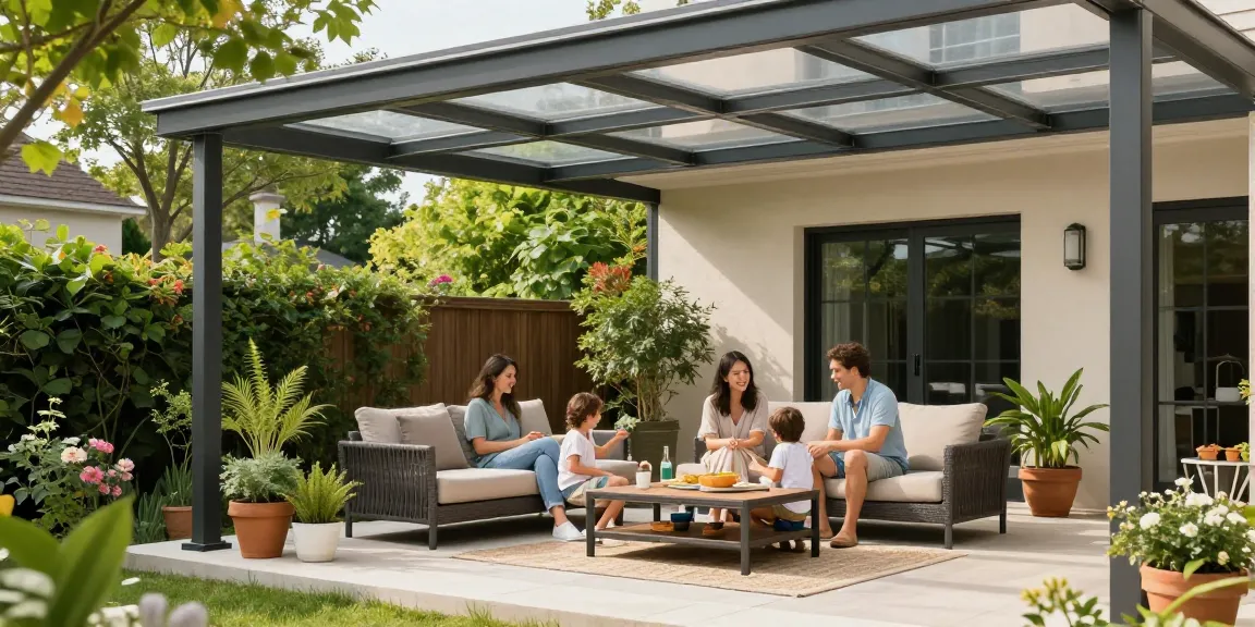 Moderne Terrassenüberdachungen mit elegantem Design und gemütlicher Atmosphäre im Freien.