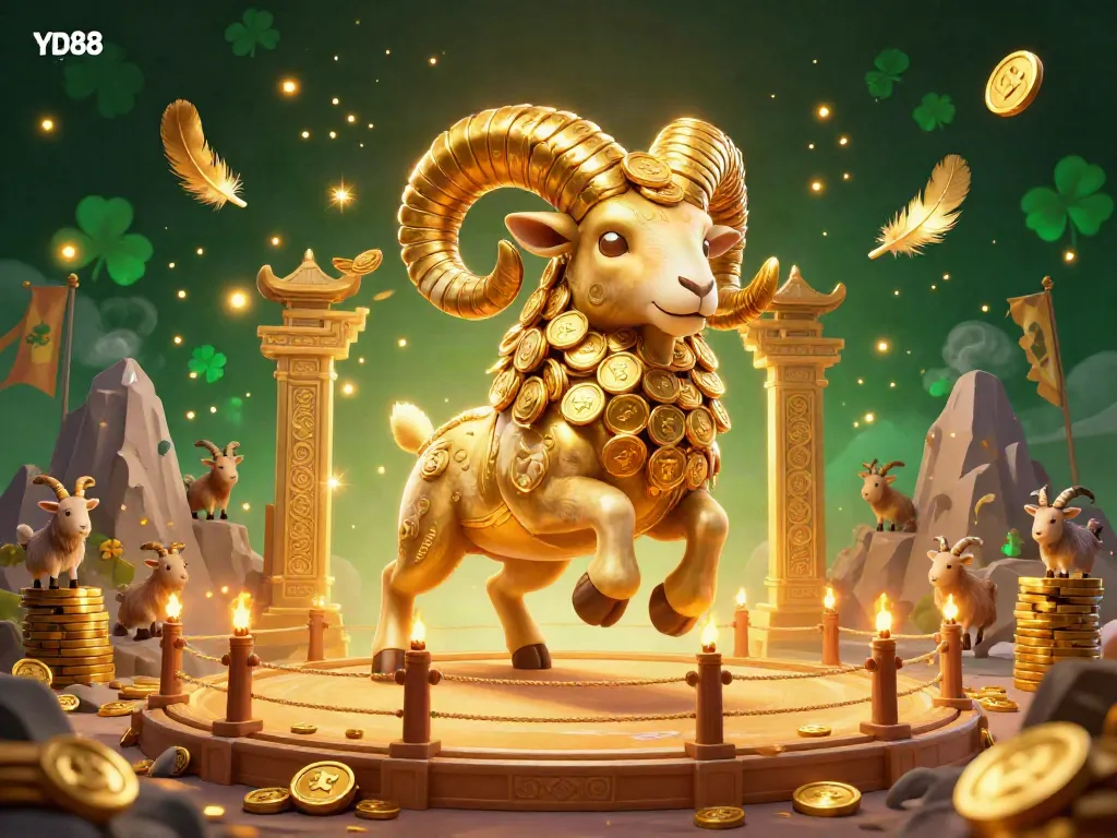Experience thrilling action with YD88 in this vibrant casino-themed illustration featuring golden elements and energetic gameplay.