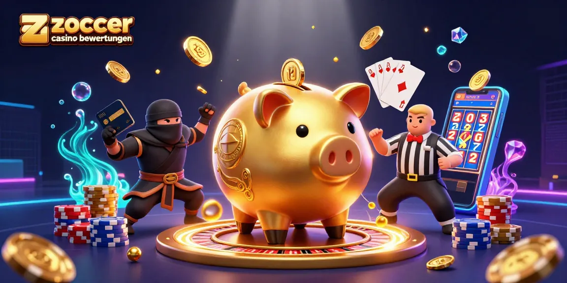 Zoccer Casino Bewertungen: Erlebe aufregende Spielaction mit einem Sumo-Ringer und einem Ninja.