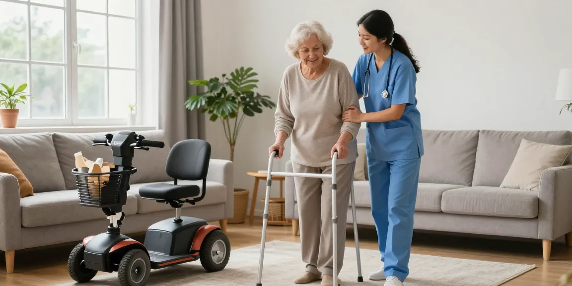 Buy nobility aids for elderly support in a cozy living room scene.
