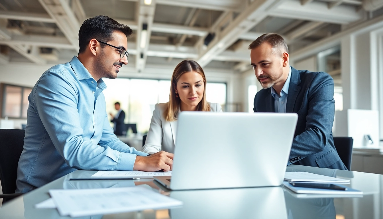 Headhunter IT berät Kunden in modernem Büro, fördert Karrierechancen.